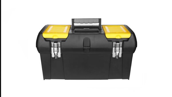 Tool Box - Black and Yellow, Heavy Duty, Large Capacity