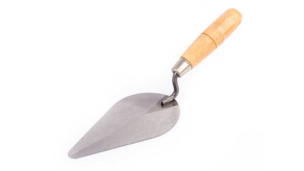 Pointing Trowel - 6 Inch, Carbon Steel Blade, Wooden Handle