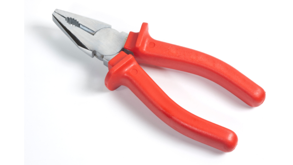 Insulated Combination Pliers - 8-Inch, Red Grip